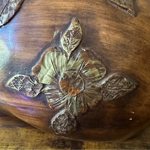 RARE Large Oversized Vintage Piggy Bank A-Z Co. 1977 Brown Ceramic - Picture 5 of 6